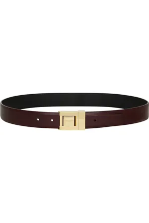 Saint Laurent Calfskin Ceinture Boucle La 76 Belt