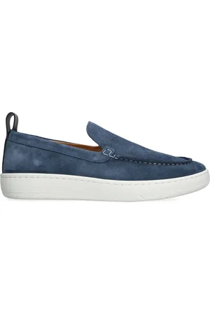 Lanvin Suede Slipper Loafers