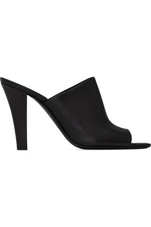 Saint Laurent Leather Jill Mules 95