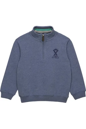 FrenchTrotters Cotton Half-Zip Hugo Sweatshirt