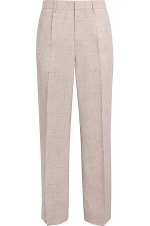 BARENA Slubbed Straight Trousers