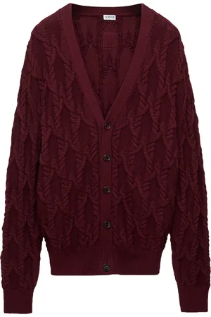 Loewe Cotton V-Neck Cardigan