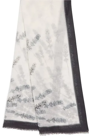 Emporio Armani Floral Print Scarf