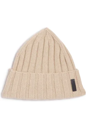 Emporio Armani Cashmere Logo Beanie