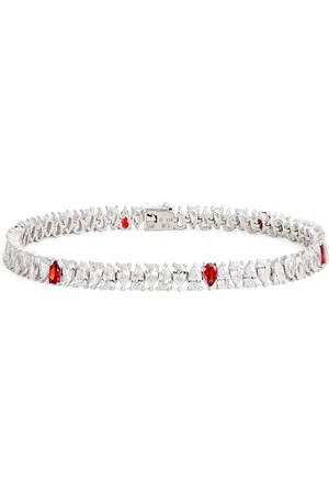Hatton Labs Sterling Drop Tennis Bracelet
