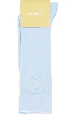 Sandro Embroidered Logo Socks