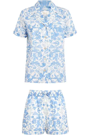 HARRODS Cotton Short-Sleeve Pyjama Set