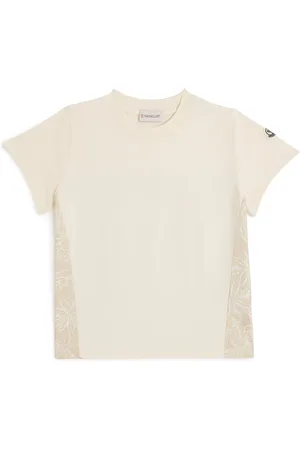Moncler Cotton Floral Panelled T-Shirt