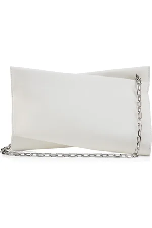 Christian Louboutin Loubitwist Satin Crepe Clutch Bag
