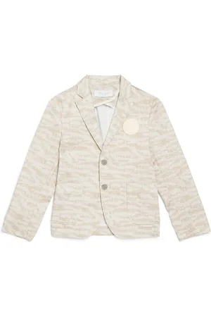 Roberto Cavalli Gabardine Camouflage Logo Blazer