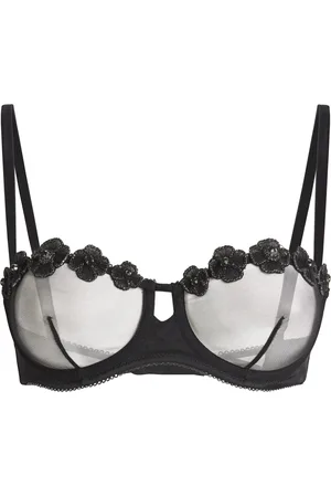 Kiki de Montparnasse Silk-Blend Chou Chou Balconette Bra