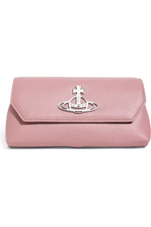 Vivienne Westwood Mini Leather Chain Clutch Bag
