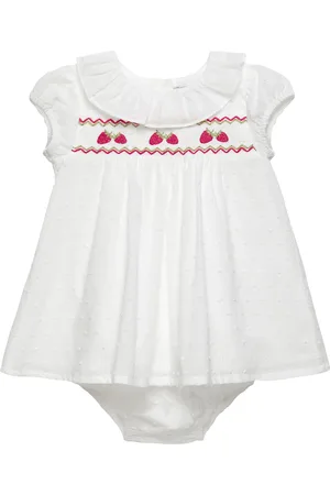 FrenchTrotters Strawberry My First Smocked Dress