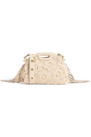 Maje Crochet Miss M Shoulder Bag