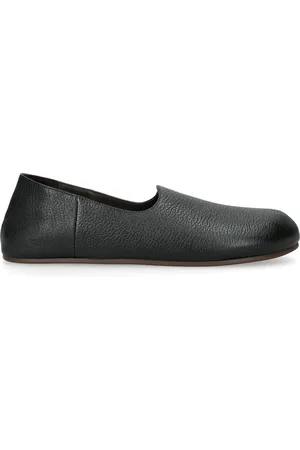 The Row Hugo Leather Slip-On Shoes