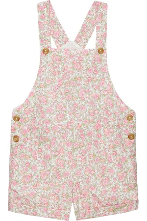 FrenchTrotters Cotton Floral Marnie Dungarees