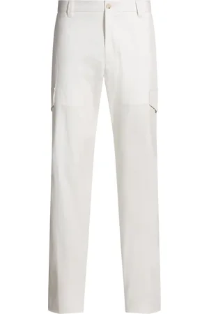 HUGO BOSS Cotton-Silk-Blend Cargo Trousers