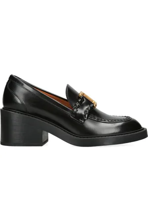 Chloé Leather Marcie Loafers 25
