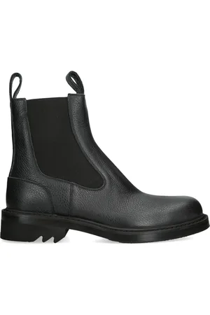 DRIES VAN NOTEN Leather Ankle Boots