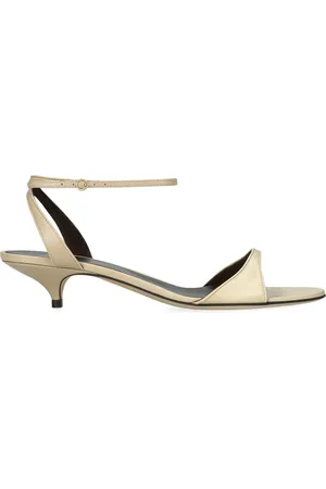 The Row Vika Leather Heeled Sandals 35