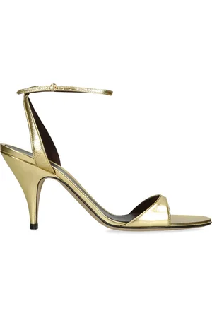 The Row Vika Leather Heeled Sandals 80