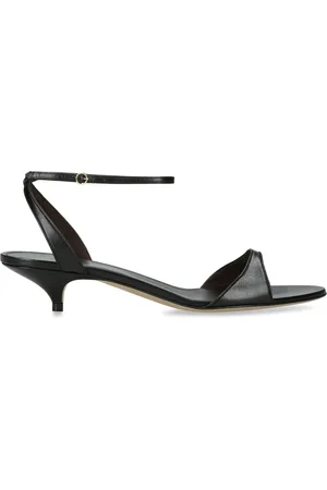The Row Vika Leather Heeled Sandals 35