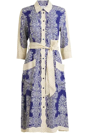 Claudie Pierlot Printed Midi Shirt Dress