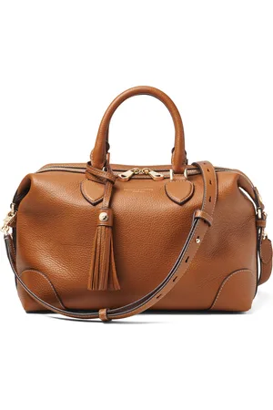 ASPINAL OF LONDON Leather Hudson Bowling Bag