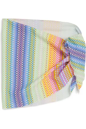 Missoni Check Print Tie-Up Sarong