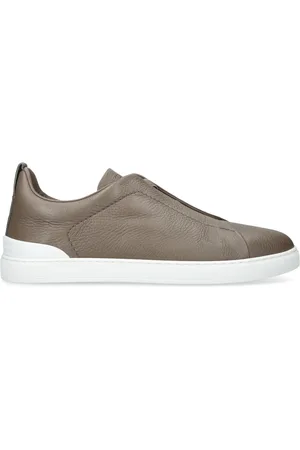 Ermenegildo Zegna Leather Triple Stitch Sneakers