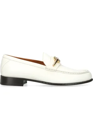 VALENTINO GARAVANI Leather VLogo Gate Loafers