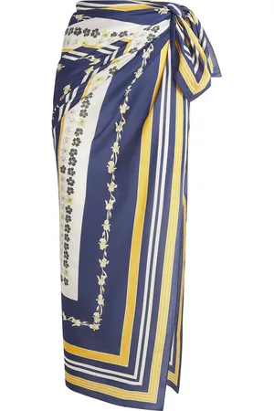 La DoubleJ Cotton-Silk Printed Pareo