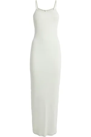 SKIMS Stretch-Cotton Rib Maxi Dress