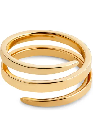 Anita Yellow Coil Pinky Ring