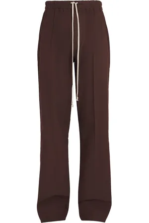 Rick Owens Cotton Wide-Leg Sweatpants