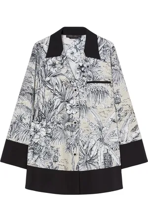 Persona by Marina Rinaldi Cotton Poplin Printed Shirt