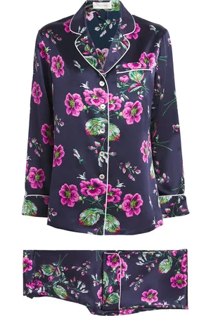Olivia von Halle Silk Madison Lila Pyjama Set
