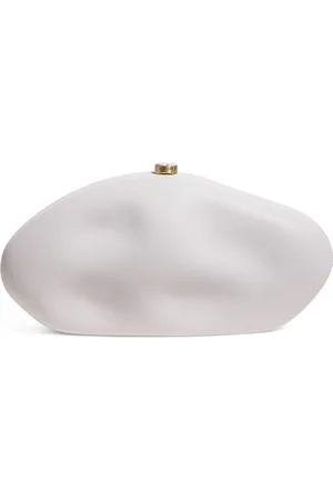 Cult Gaia Leather Caldera Clutch Bag
