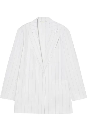 Persona by Marina Rinaldi Pinstripe Single-Breasted Blazer