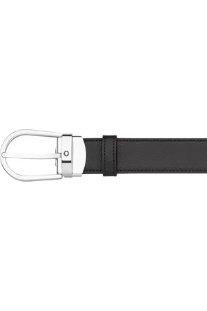 Montblanc Leather Horseshoe Belt