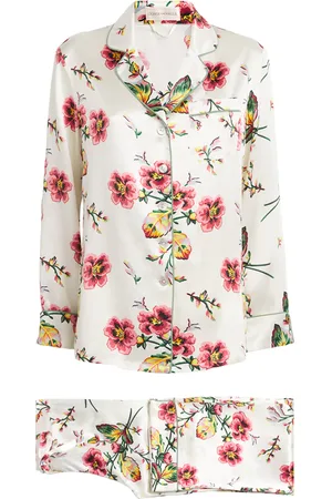 Olivia von Halle Silk Maugham Lila Pyjama Set
