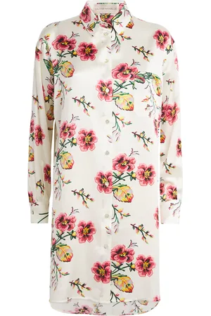 Olivia von Halle Silk Maugham Celeste Nightshirt
