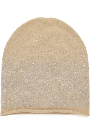 Max Mara Cashmere Rhinestone-Embellished Beanie