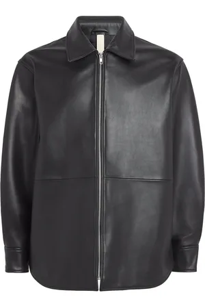Sunflower Lambskin Shirt Jacket