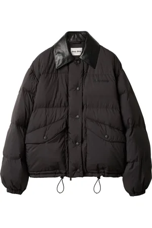 Miu Miu Technical Pongé Puffer Jacket