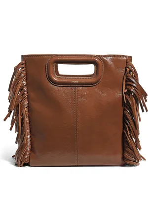 Maje Leather M Top-Handle Bag