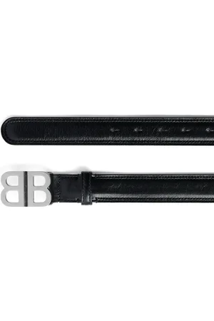 Balenciaga Leather Bb Belt