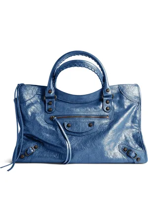 Balenciaga Small Lambskin Le City Top-Handle Bag