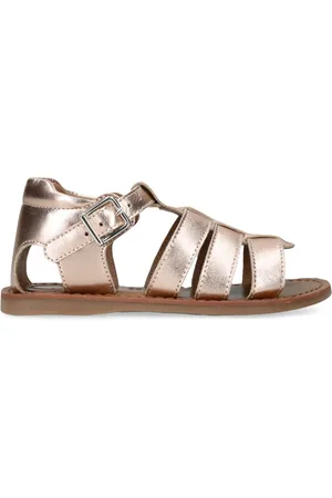 Papouelli Leather Tassie Sandals