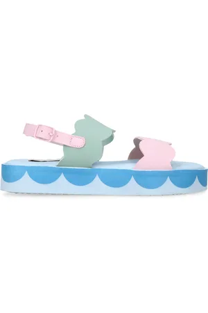 Stella McCartney Faux Leather Colour-Block Sandals